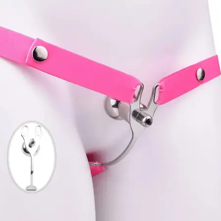 Sissy Vaginal Cage Disc Chastity Cock Cage for Sissy and Women Sissy Chastity Cage Device Male BDSM Collection Toy