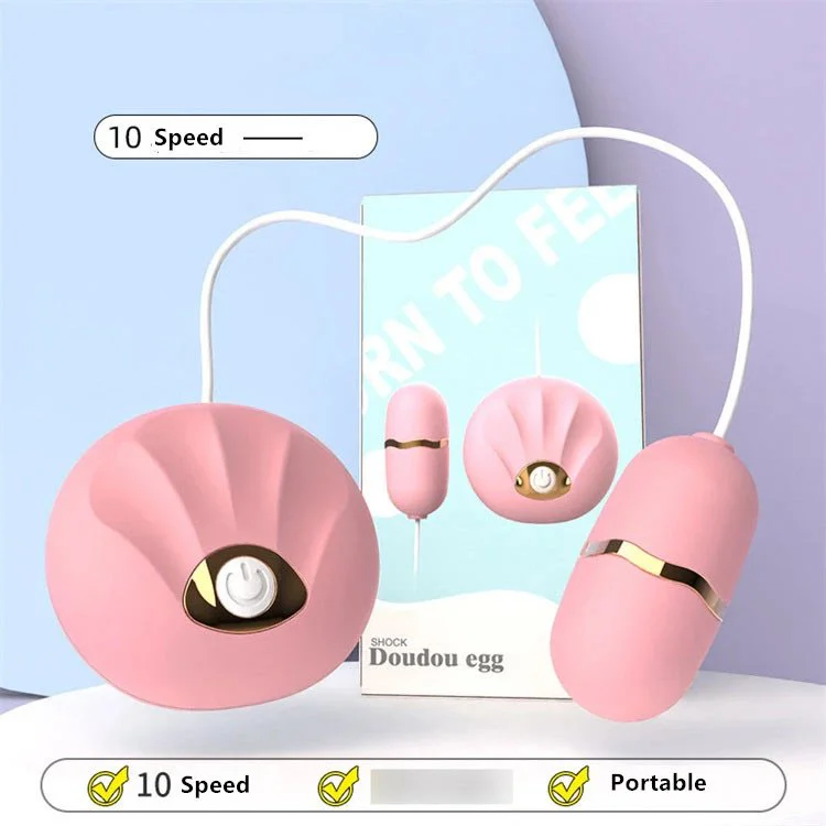 10 Speed Waterproof Shell Vibrator Remote Control Jump Egg Sex Toys for Women