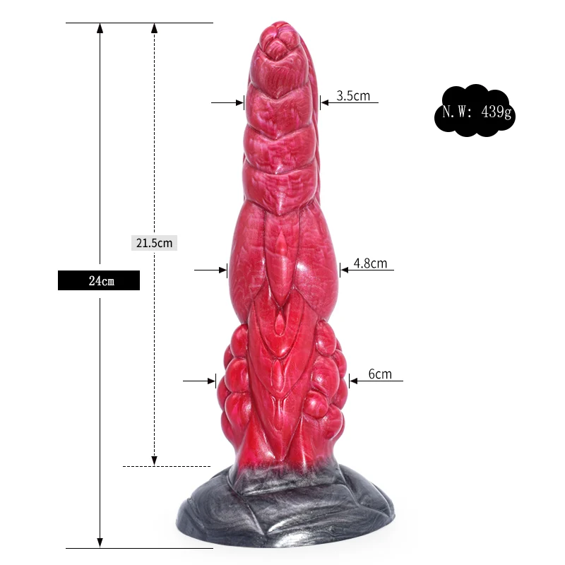 Adults Products 9.4inches Thick Dildo Penis Realistic Penis Rubber Cock for Women New Sexual Toys