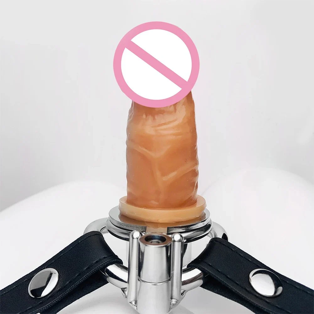 Wearable Chastity Cage with Dildo Head Inverted Urethral Chastity Cage Device Negative Adult Penis Plug Bondage Sex Toys