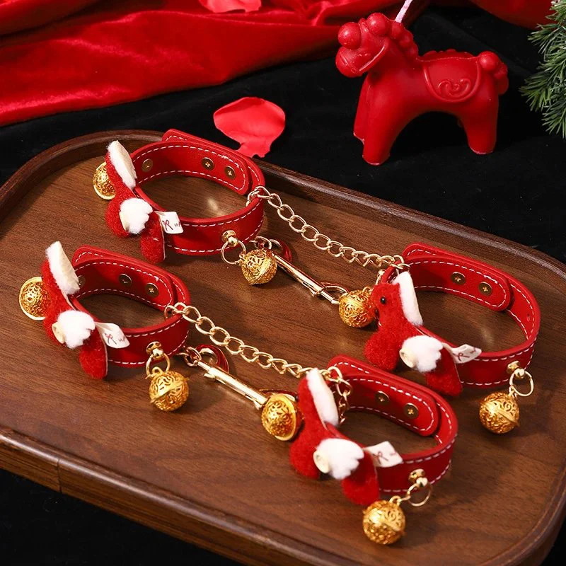 Adult sex props, Year of the Horse set, training five piece set, Flying Horse handcuffs, collars, sex toys