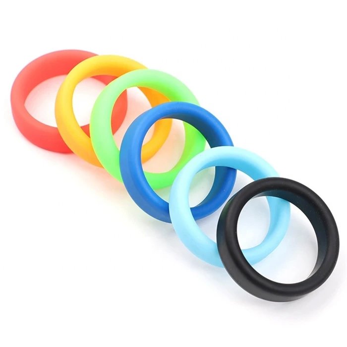 Superior Vibrating Cock Ring for Men Colorful Silicone Penis Ring Designed for Delay Ejaculation Adult Sex Product