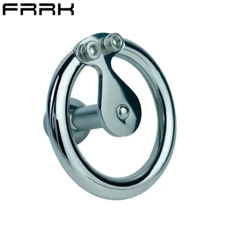 Penis Ring Metal Beads Weight Feeling Stainless Steel Chastity Cage Male BDSM Sex Toys Ring Chastity Device Sexual Toys