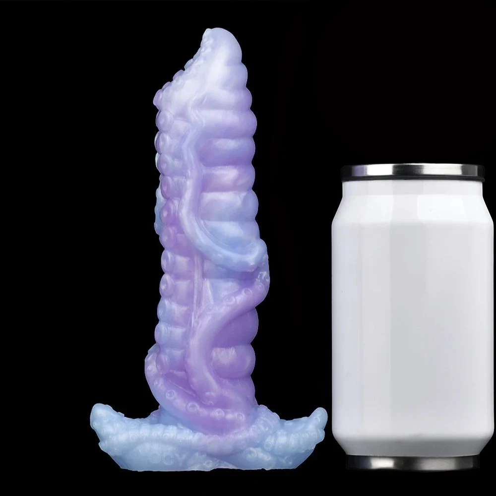 Alien Ovipositor Dildo with 5 Balls,Tentacle Ovipositor Silicone Dildo with Egg,Sex Toy for Women Men Masturbator Anal Plug