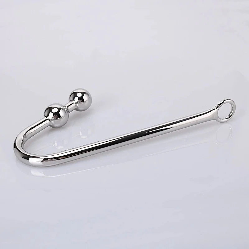 Adult Anal Sex Toys Stainless Steel Adult Product with Anal Beads Hole Metal Butt Plug Anal