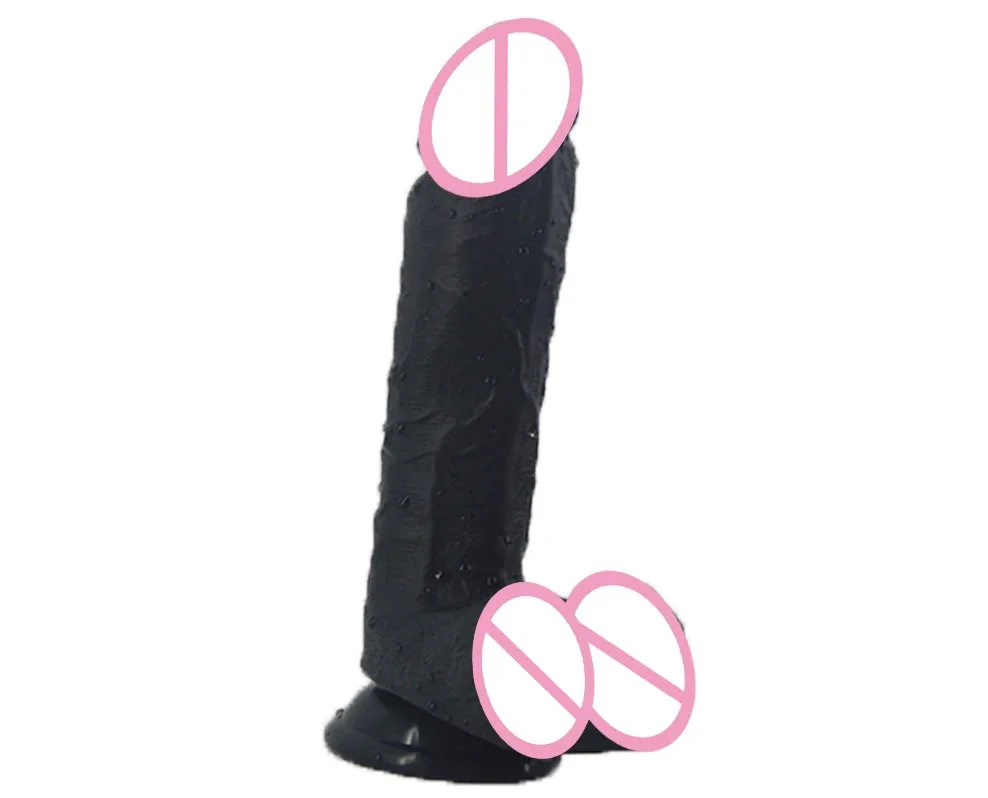Silicone Simulation Penis Female Masturbation Device Couple Sex Toys Manual Massage Sex Toy Gold Color Dildo