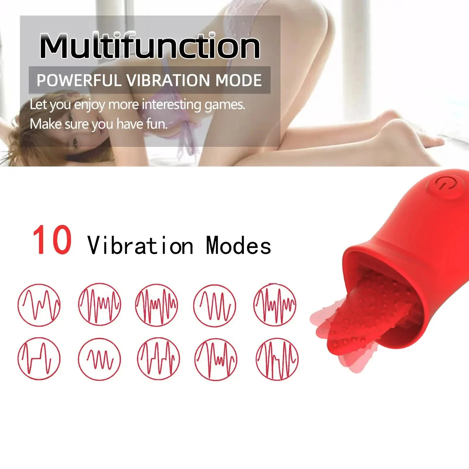 Rose Shape Clitoral Sucking Vibrator Intimate Nipple Licking Stimulation Powerful Sex Toys