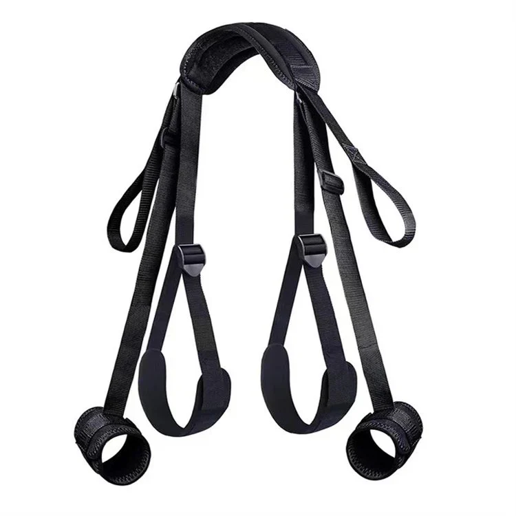 Bondage Erotic Adult Toys Adjustable Legs Straps Handcuffs Wrist to Thigh Restraints