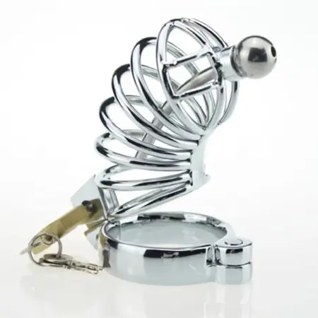 Stainless Steel Sex Toy Lock Penis Cage Chastity for Male Chastity