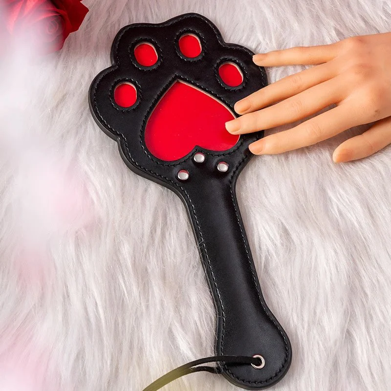 Small Size Sexy Cat Claw Leather Whip for Training Husband and Wife's Alternative Spousal Tools