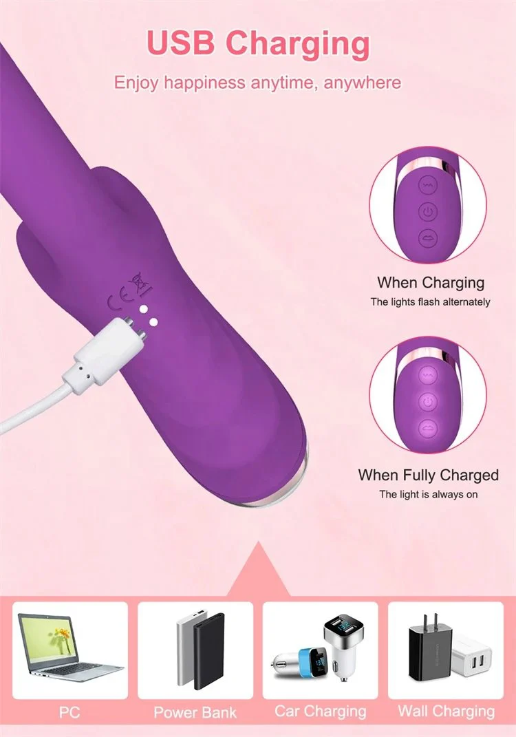 Sex Toys for Women 10 Frequency Rechargeable G Spot Clitoral Sucking 2 in 1 Vibrator