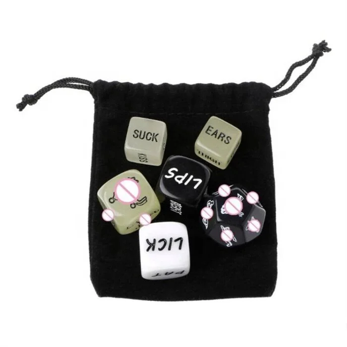 Adult Game 6pcs Sex Dice Set Couple's Gift Plastic Love Toys