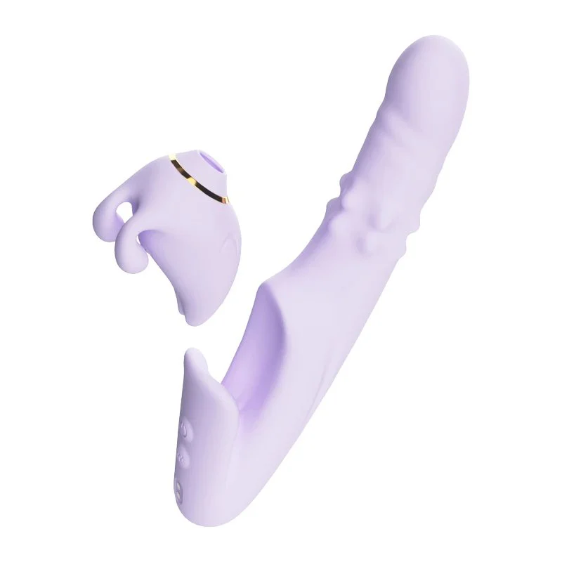 Auto Heating Thrusting Beaded Vibrator Pulsating Stimulator G-spot APP Control Sucking Clitoral Rabbit Vibrator for Women