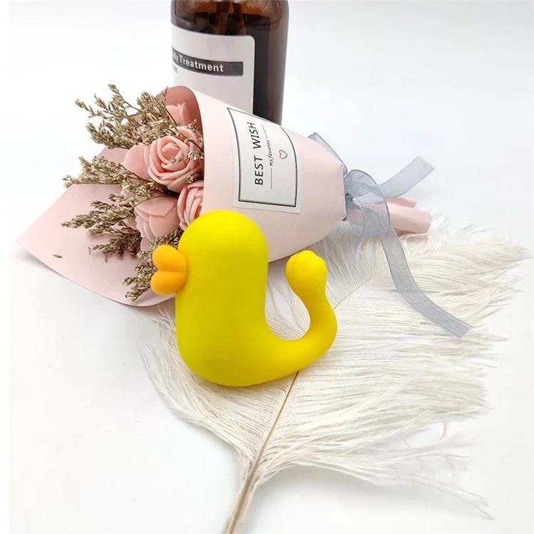 Sex Toys for Women Waterproof Duckie Finger Clit Stimulator Mini Yellow Duck Vibrator