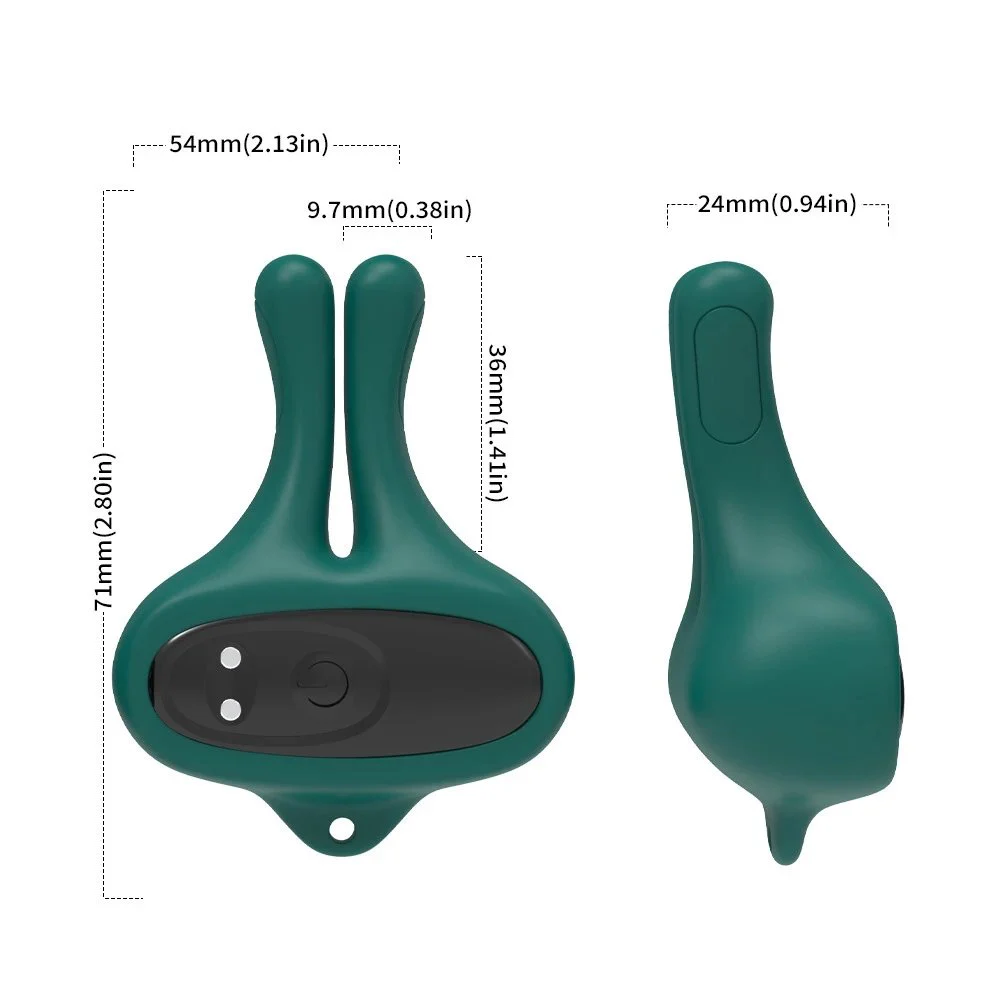 9-Speed Nipple Clitoral Stimulation Breast Clips Clamp Vibrator Erotic Adult Sex Toys for Couples Women's Breast Massage Bondage