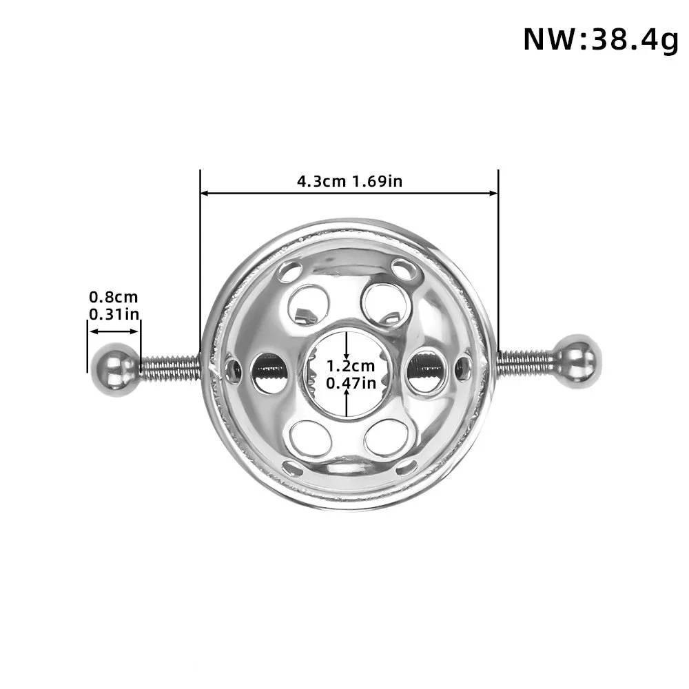 Adjustable Bondage Restraint Sex Toys Nipple Clamps with Accessories Adult Fetish Flirting Sex Toys for Man Woman Couple Game