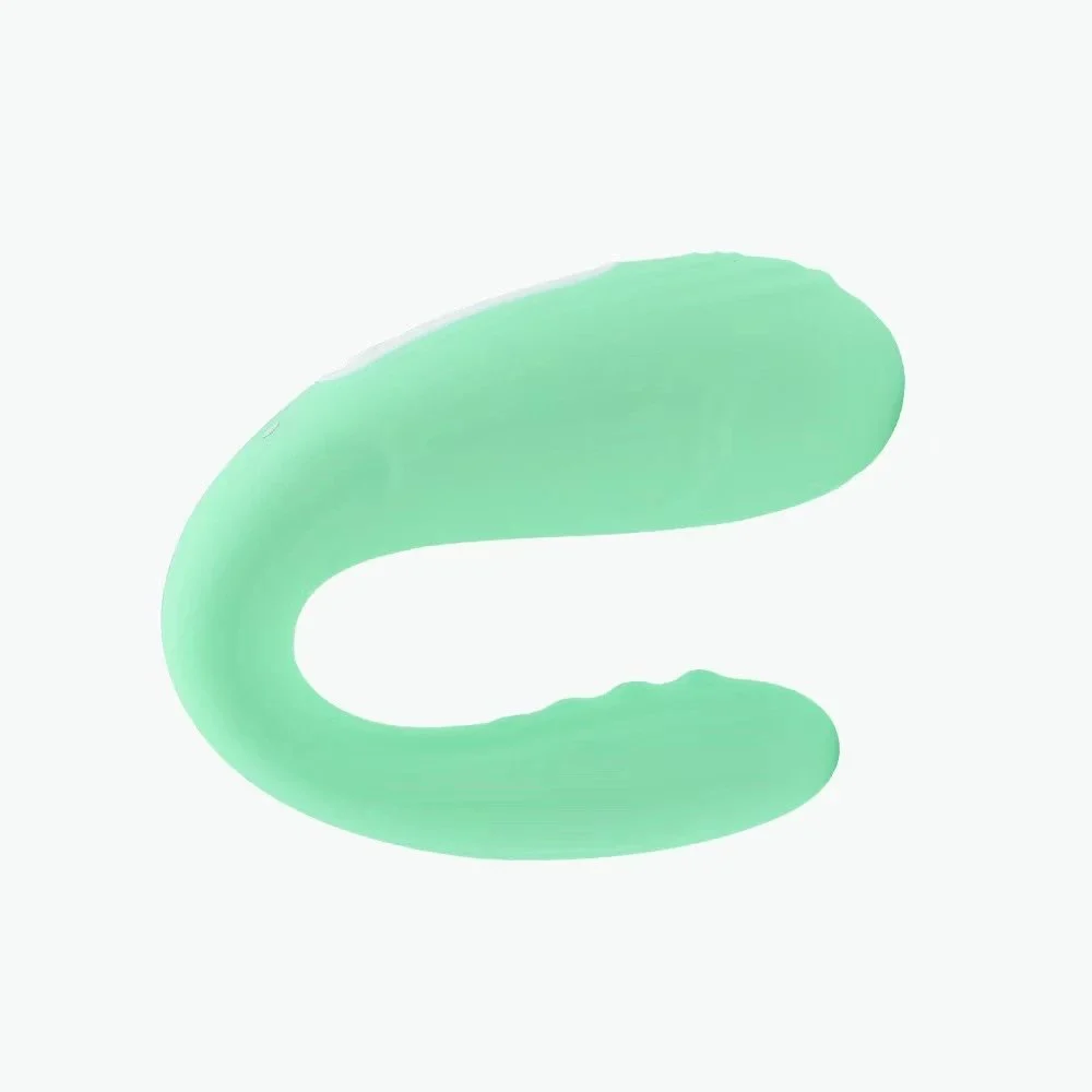 Small U-Shaped Wearable Vibrator with Remote Control Women's Sex Toy for Female Masturbation