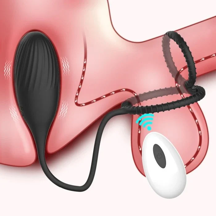 Remote-Controlled G Spot USB Kegel Ball Vibrator Love Egg Jumping Egg with Convenient Jumping Function
