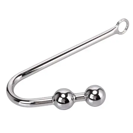 Adult Anal Sex Toys Stainless Steel Adult Product with Anal Beads Hole Metal Butt Plug Anal