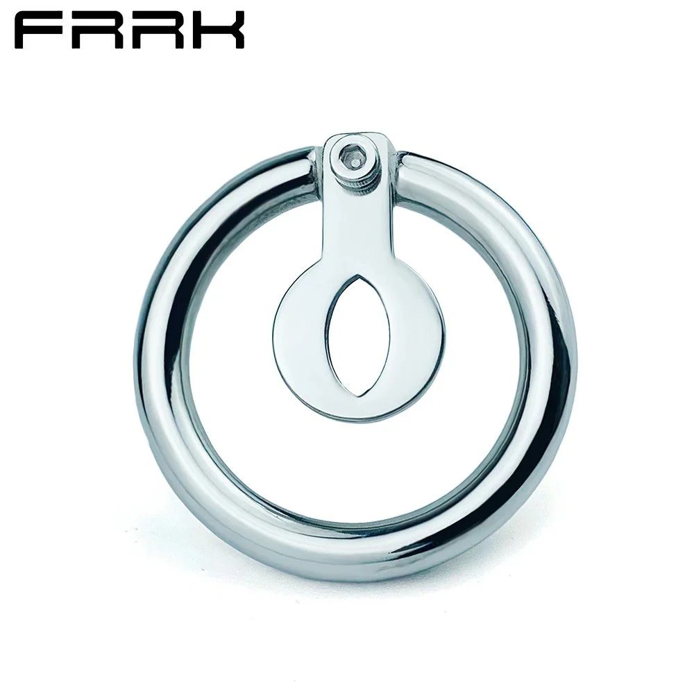 Total High 24mm 304 Stainless Steel Artificial Male Chastity Belt Plug for Men