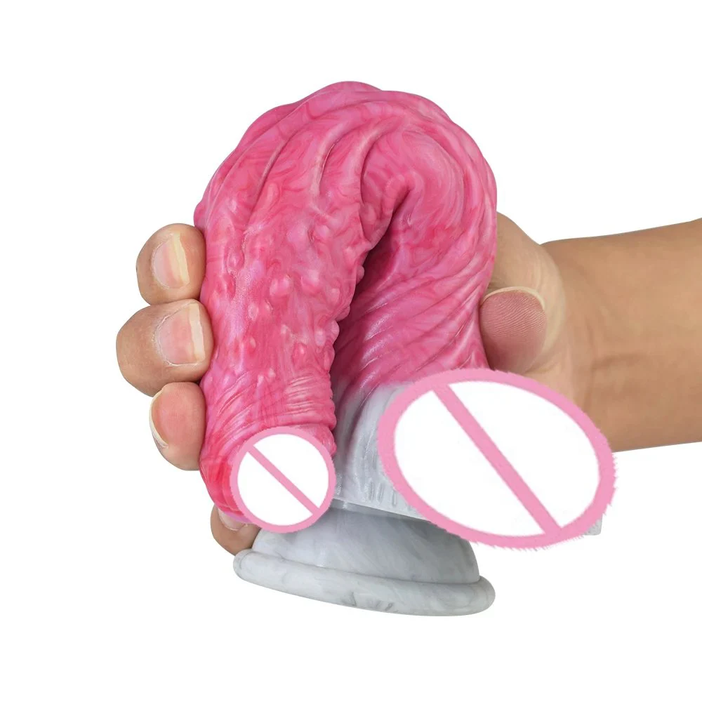 8 Inch Medical Silicone G-spot Realistic Soft Dildo with Big Large Dick for Women Cyber Animals Huge Penis