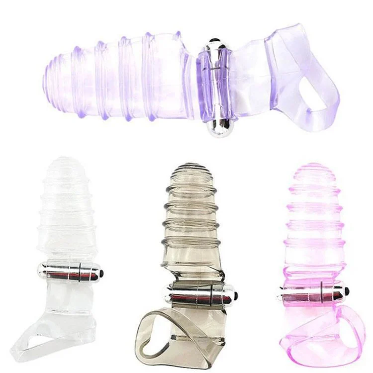 Sex Toys for Women Orgasm Clitoris Stimulator G Spot Massager Vibrating Finger Sleeve Vibrator