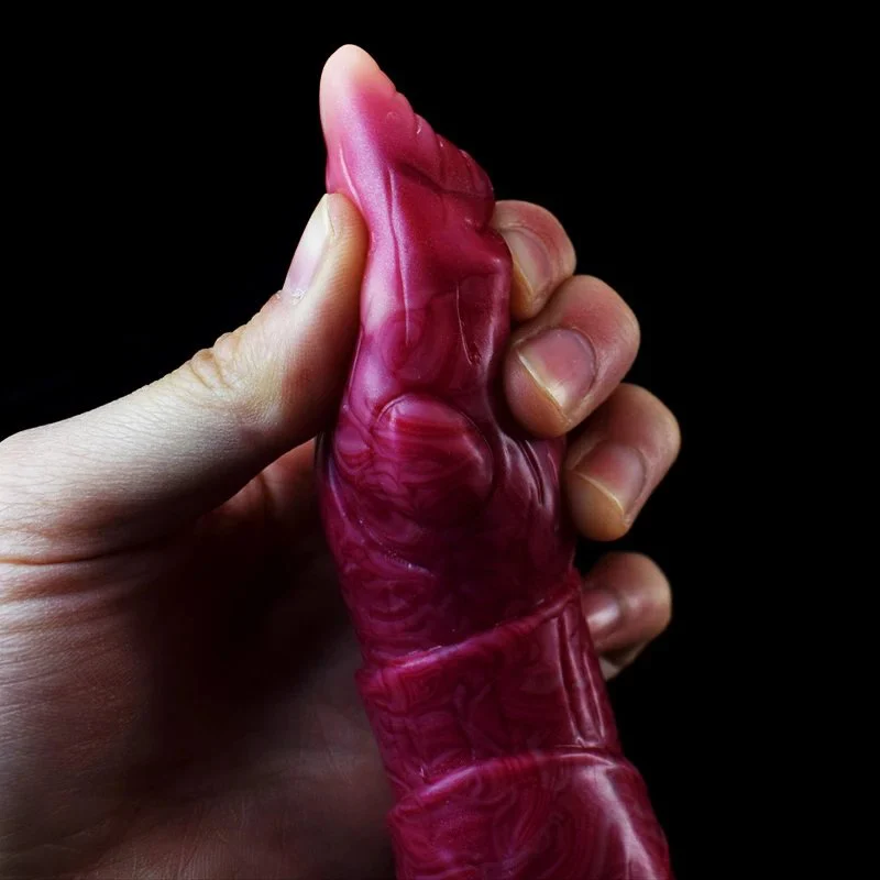 9 Inch Big Monster Dildo Gorgeous Designed Sex Toy Flexible Liquid Silicone Beast Dildo Fantastic Animal