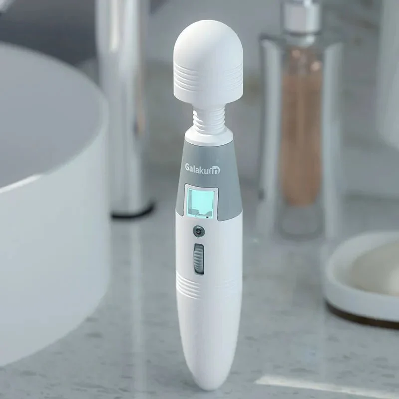 Angel AV Stick LCD Female Masturbator Stimulates G-spot Intelligent Variable Frequency AV Vibrator Female Masturbation Stick
