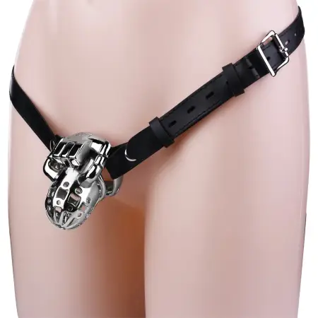 Stainless Steel Male Chastity Bondage Lock Bdsm Play Props for Men Bdsm Adult Erotic Toys Penis Cage