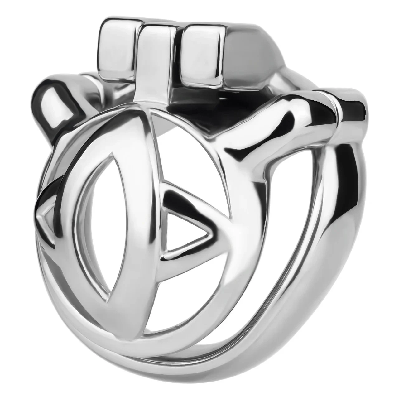 Stainless Steel Male Chastity Cage with Silicone Catheter, Suitable for Male Feminization effeminate Boys, Adult Sex Toy