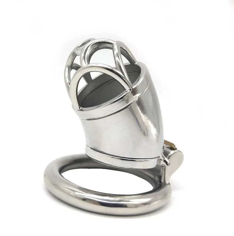 Total High 70mm 304 Stainless Steel Male Chastity Cage for Men Stainless Steel Sex Toys Bondage Sex Play for Couple