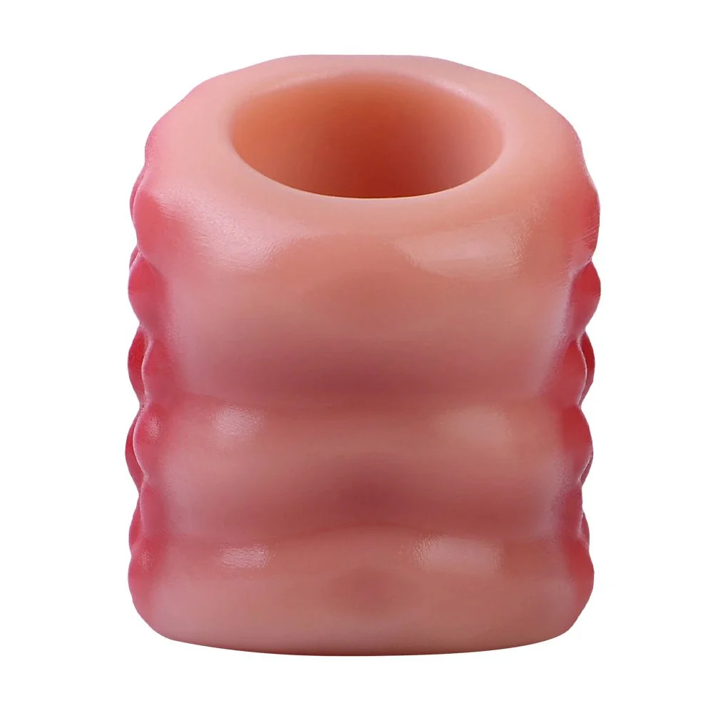 Wearable Thick Silicone Penis Ring Male Cock Ring Delayed Ejaculating ,Alien Sex Toy for Men Lock Sperm
