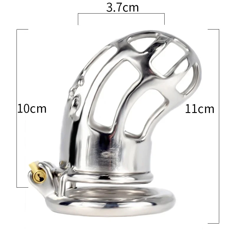 Total High 98mm 304 Stainless Steel SM Sex Toy Male Chastity Device Cage Chastity for Men