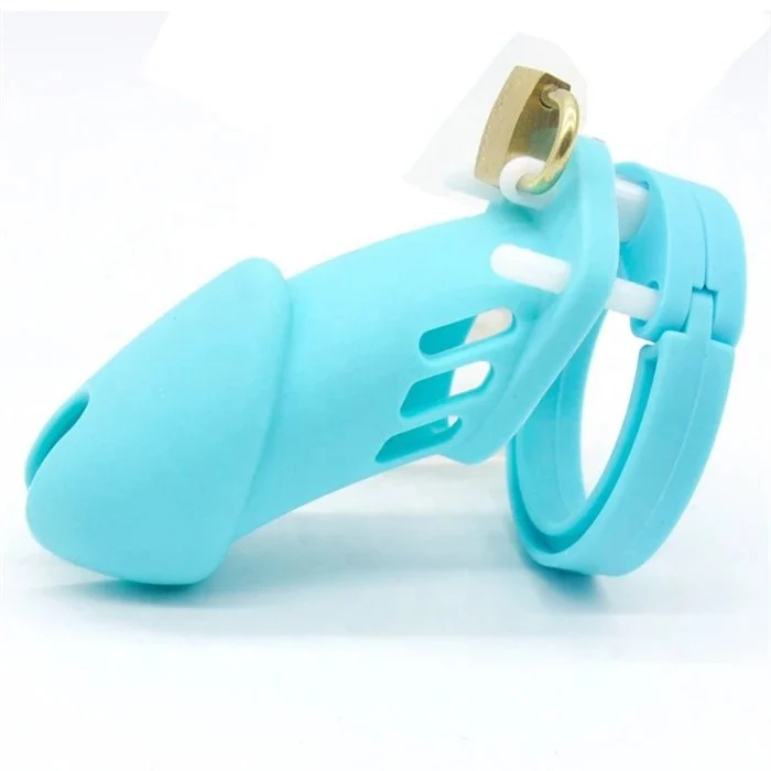 Silicone Male Cock Cage Chastity Device Adult Men's Sex Toy for Penis Exercise