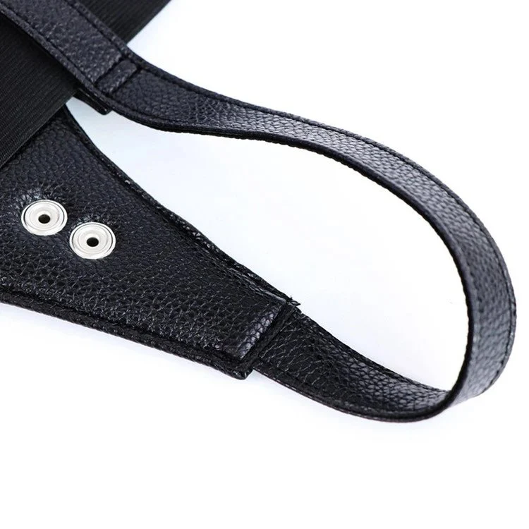Strap on Pants for Lesbian Dildo Wearable Leather Pants Sex Toys for Gay