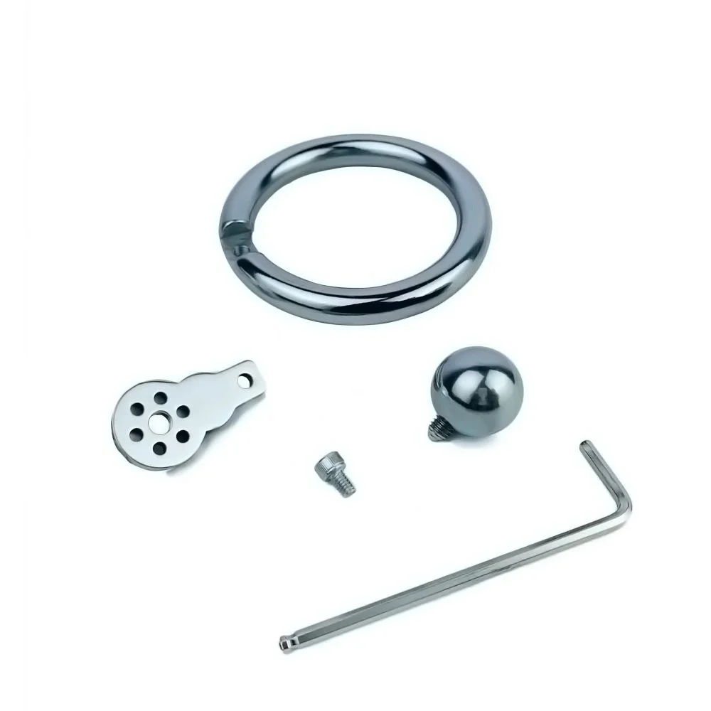 Total High 24mm 304 Stainless Steel Cage Device Chastity Belt for Men
