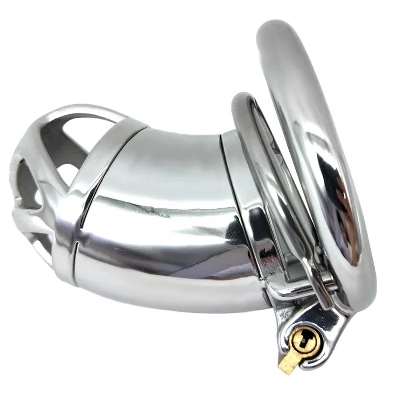 Total High 70mm 304 Stainless Steel Sex to Toy Chastity Device Locked Cage for Men