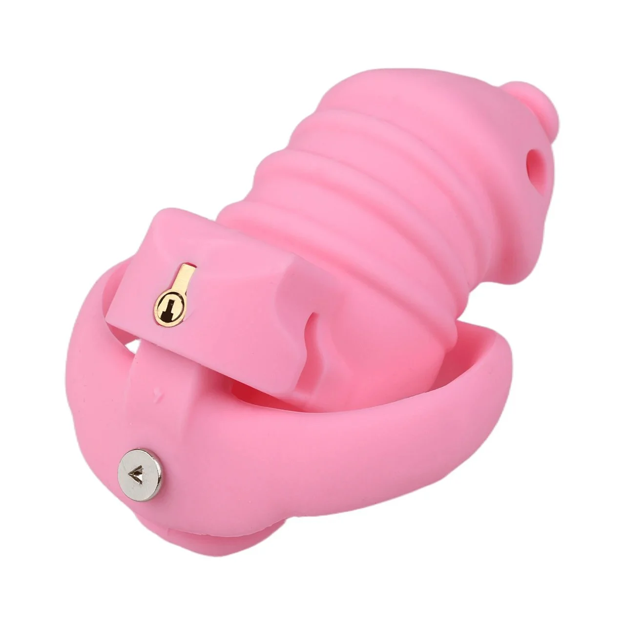 Silicone Fish Mouth Chastity Lock Chastity Cages Penis Cock Cages Soft Skin-friendly Multiple Colors Optional Sex Toy