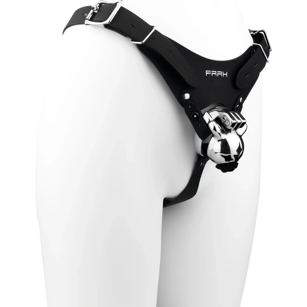 Wearable Male Penis Chastity Cage with Tube Stainless Steel Metal Chastity Device Convenient to Wear Suitable