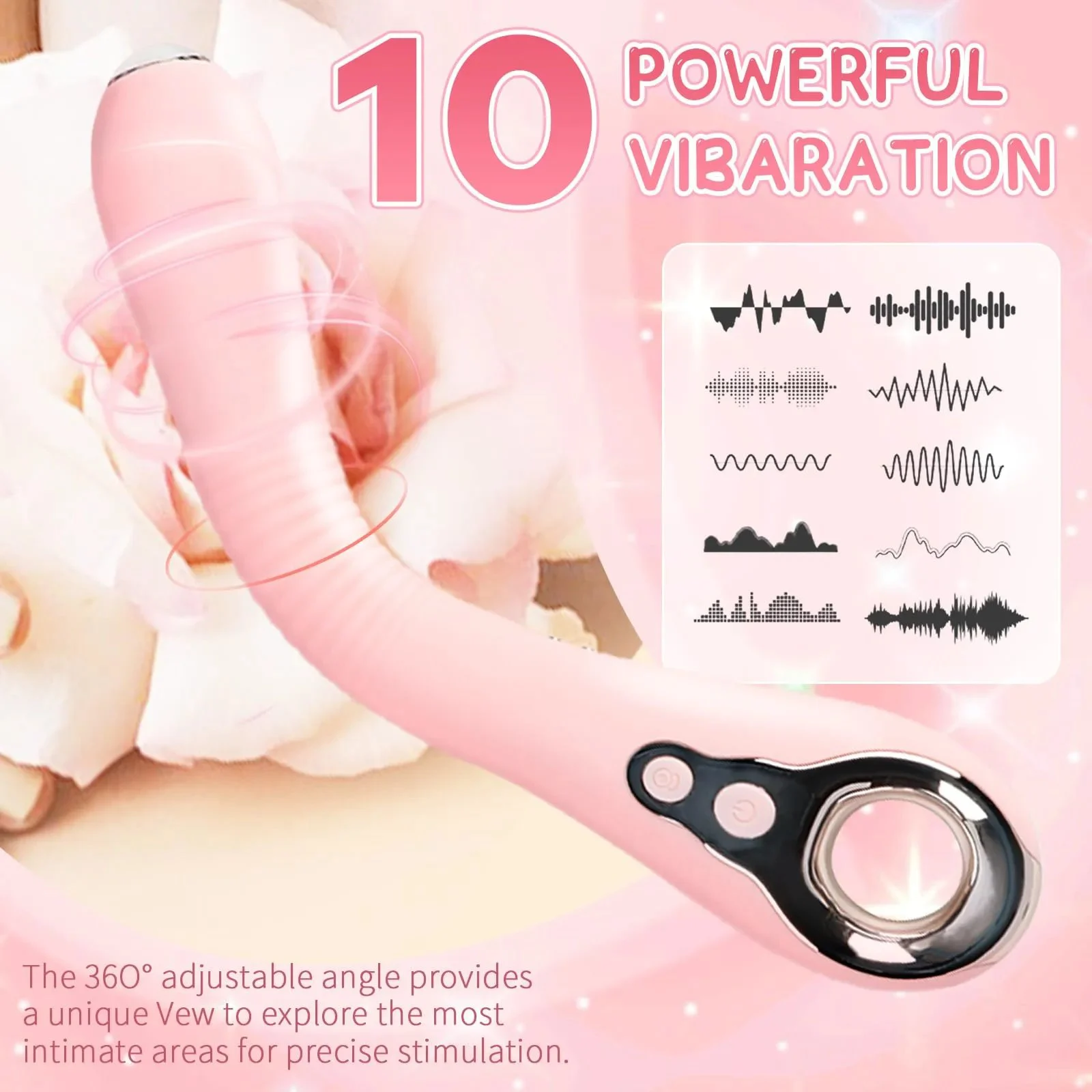 App Control Heating Endoscope Dildo Vibrator Clitoral G-spot Anal Stimulation Wireless Camera G Spot Vibrator for Women Men