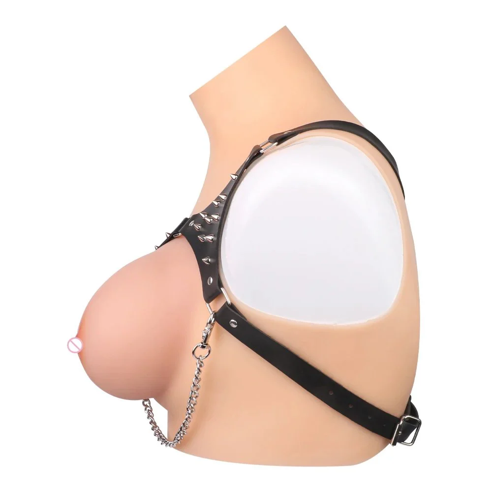Bondage Gear Restraints Leather Harness Lingerie Nipple Clamps Adjustable PU Leather Harness Restraint Bondage Strap