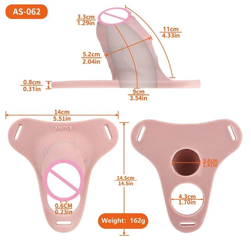 Simulation Male Penis Chastity Pants New Listing Safe Silicone Material Male Chastity Cage Penis Lock Opening Design
