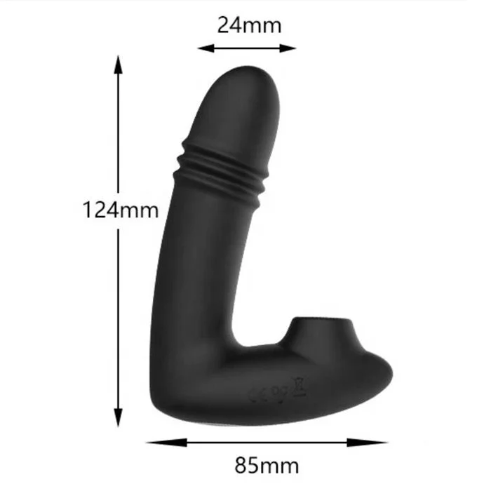 USB Power Supply 10 Frequency Wearable Anal Plug Electric Vibrator & Dildo for Prostate Massage & Sucking Wearable & Invisible