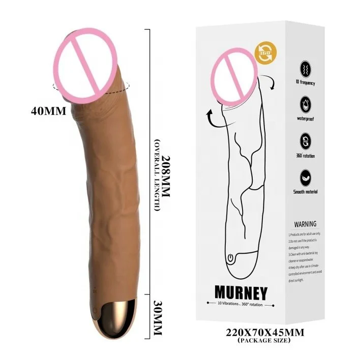 USB Powered 10 Frequency Artificial Dildo Vibrator for Adult Women Clit and G-Spot Massage Vaginal G-Spot Vibrator