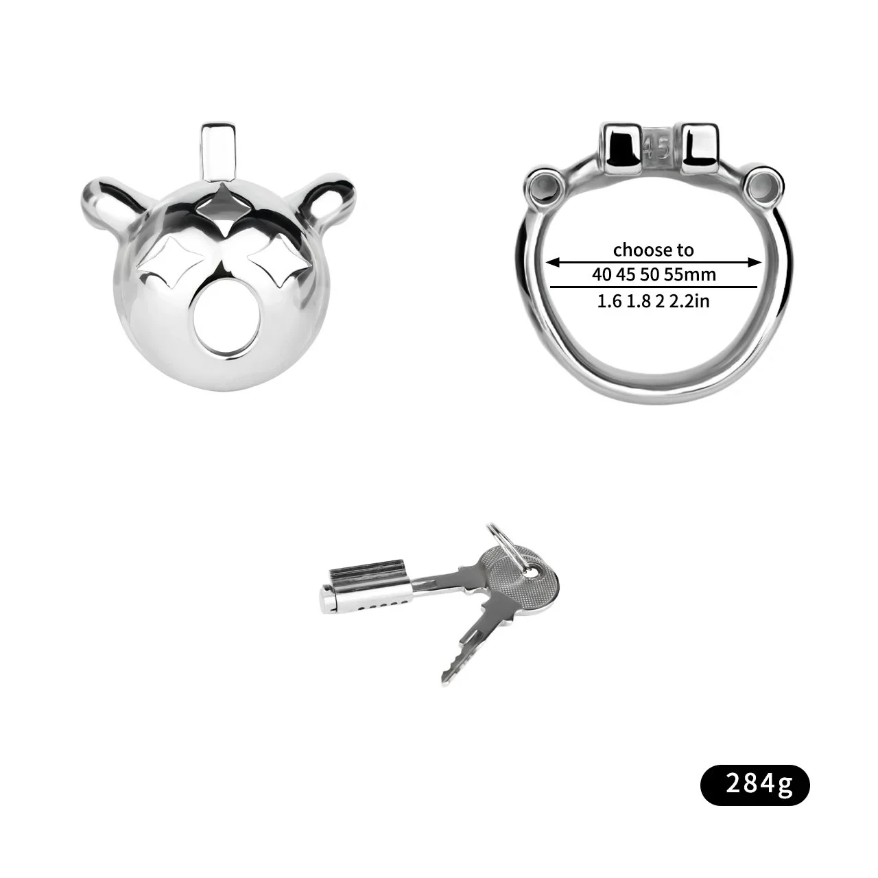 Wearable Sissy Chastity Device,Chastity Cage Device with Chastity Cage Strap,Cock Cage with Belt Adult BDSM Sex Toy for Men