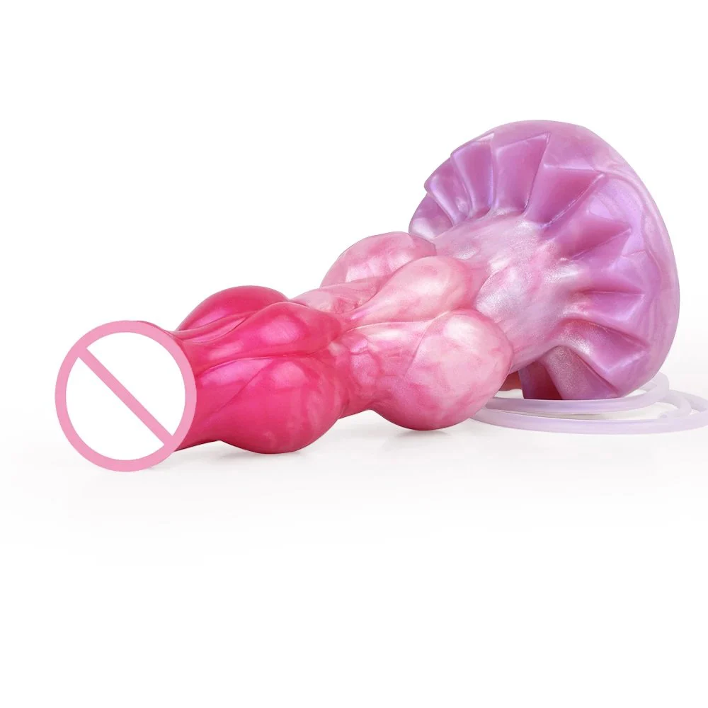 Animal Dog Cock Squirting Dildo for Women G-Spot Anal Plug Ejaculating Sex Toys for Adult