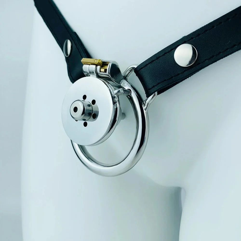 Total High 25mm 304 Stainless Steel Male Chastity Belt Device for Men
