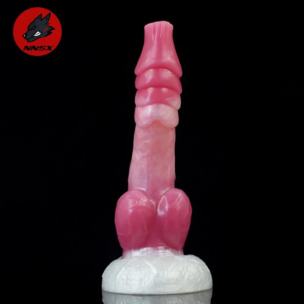 Animal Wolf Penis Dildo for Women Realistic Soft Silicone Penis with Suction Cup Dildo for Adult Women