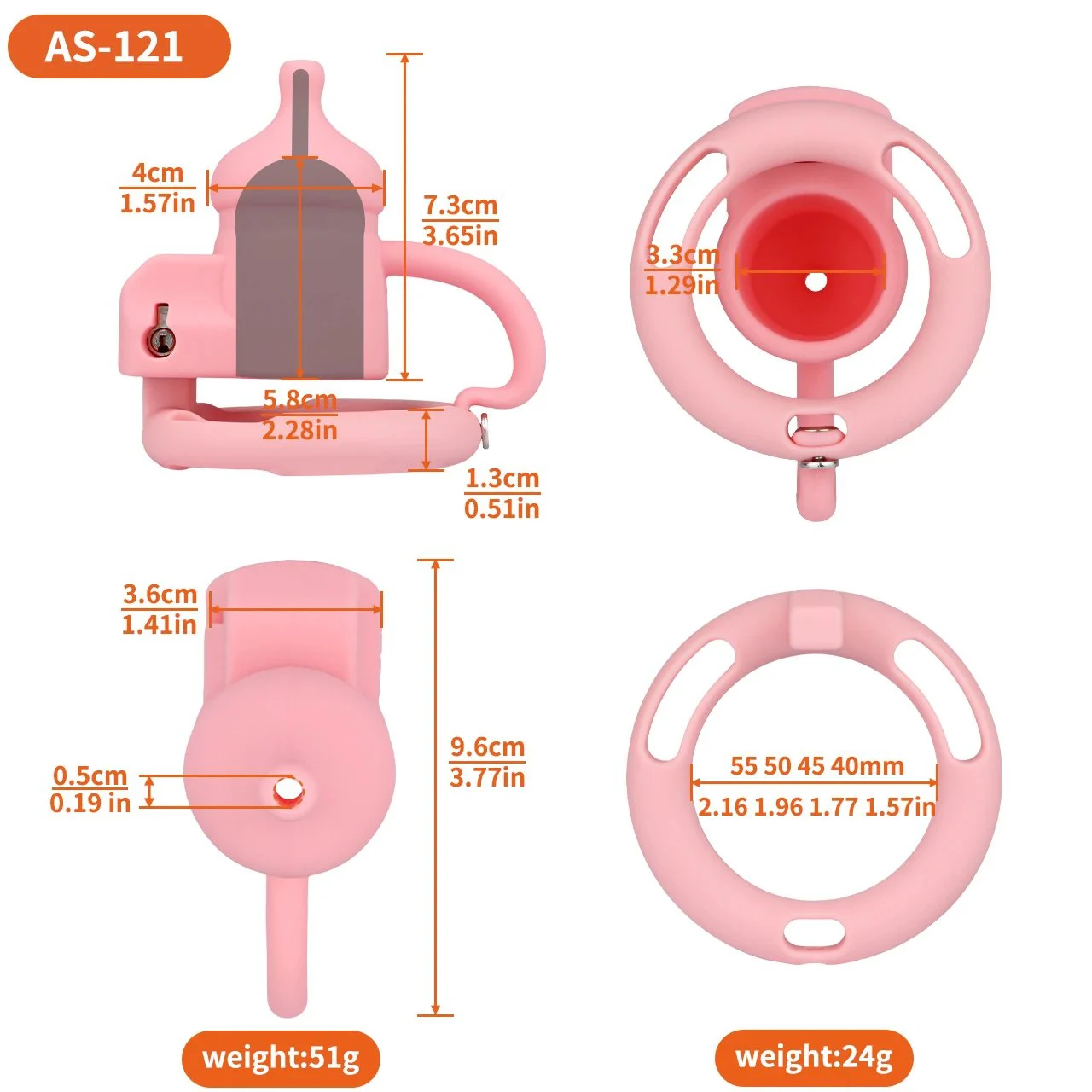 Unique Milk Bottle Silicone Chastity Cage with Urethral Hole Adjustable Elastic Belt Sissy Bondage Toy for Men Chastity Device