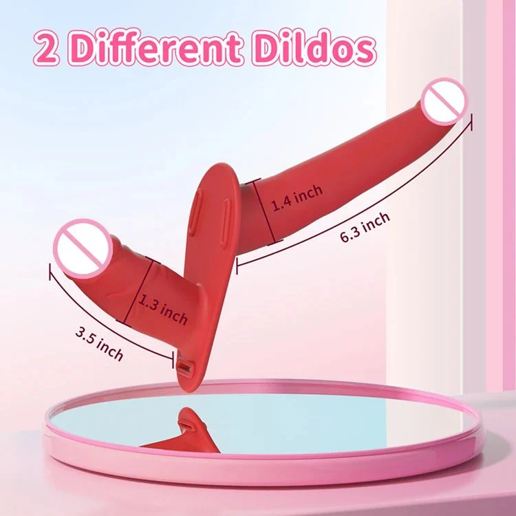 Adjustable Strap on Dildo for Lesbian Silicone Double Head Dildo Sex Toys for Couples